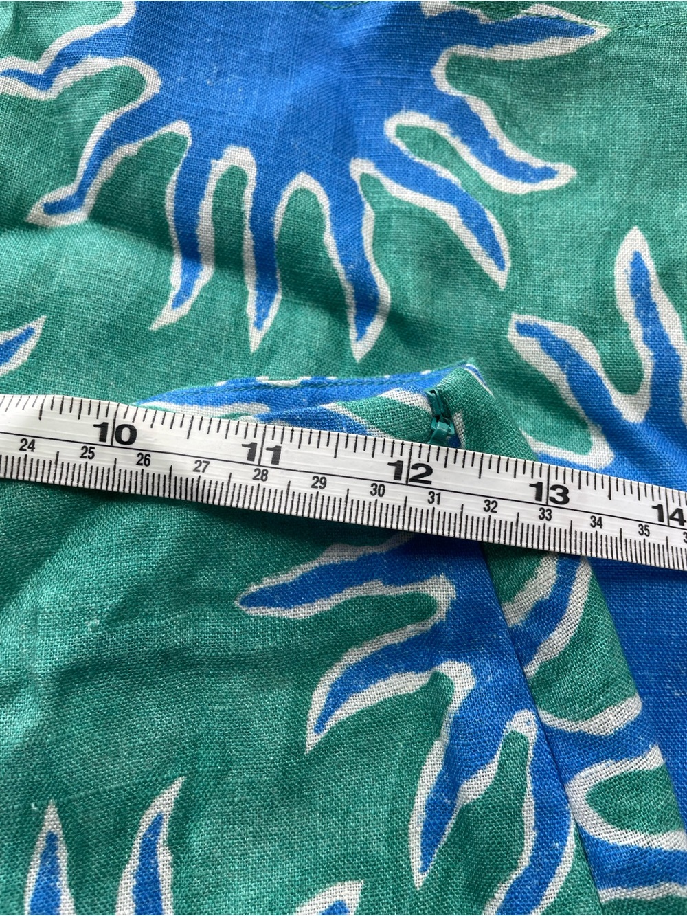 Simon Miller Blue & Green Wide-Leg Printed Pants - Picture 6 of 9